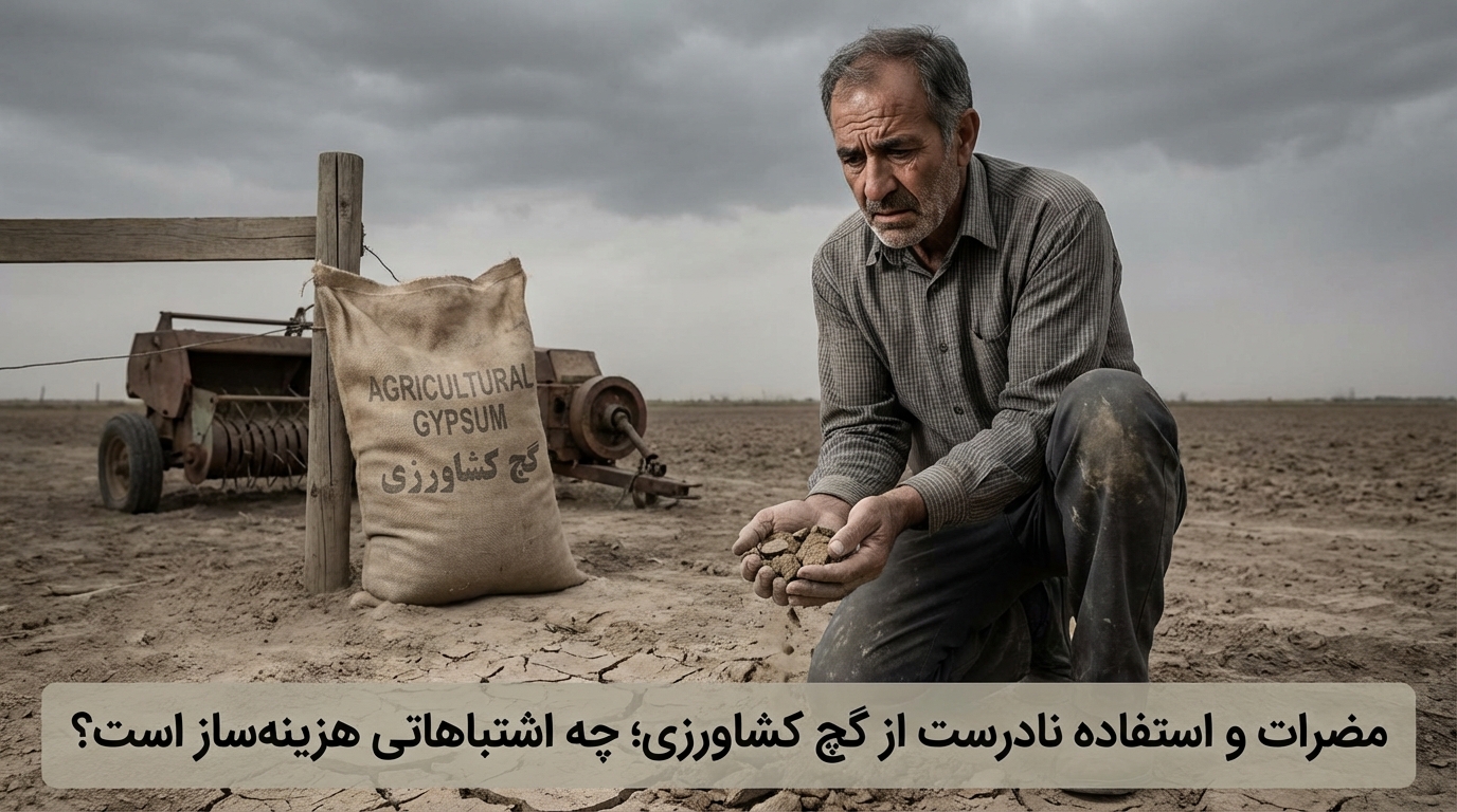 مضرات گچ کشاورزی و استفاده‌ نادرست از آن؛ اشتباهات هزینه‌ساز