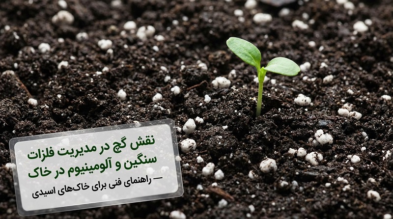 نقش گچ در مدیریت فلزات سنگین و آلومینیوم در خاک — راهنمای فنی برای خاکهای اسیدی نقش گچ در مدیریت فلزات سنگین و آلومینیوم در خاک — راهنمای فنی برای خاکهای اسیدی