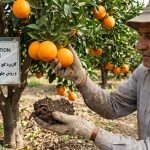 کاربرد گچ کشاورزی در باغ مرکبات و روش جلوگیری از ترک خوردگی میوه