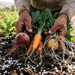 تأثیر گچ کشاورزی بر رشد ریشه در محصولات ریشه‌ای (چغندر، هویج، سیب‌زمینی)