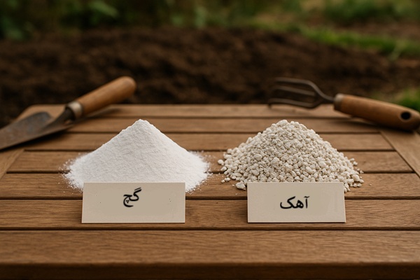 تفاوت گچ کشاورزی و آهک در کنترل علف‌های هرز