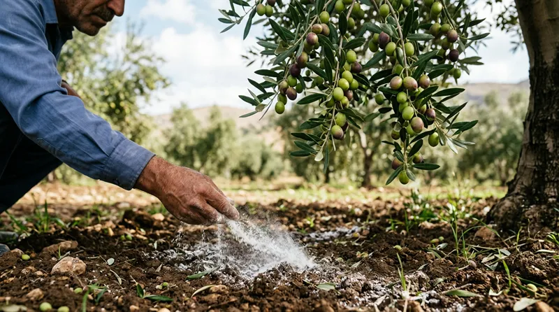 گچ کشاورزی برای باغات زیتون و کاهش آلترناریا و مشکلات میوه